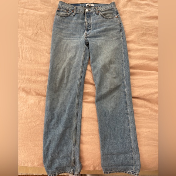 Re/Done Blue Loose Long Jeans - Size 25 - Sold out everywhere! - Picture 3 of 13